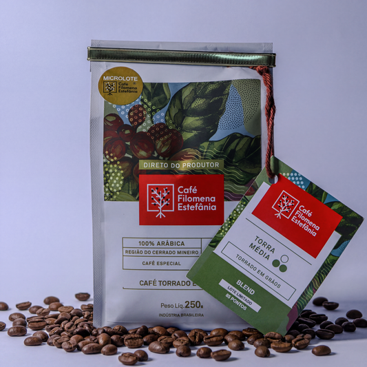 CAFÉ BLEND ESPECIAL CERRADO MINEIRO TORRADO EM GRÃOS - 85 PONTOS