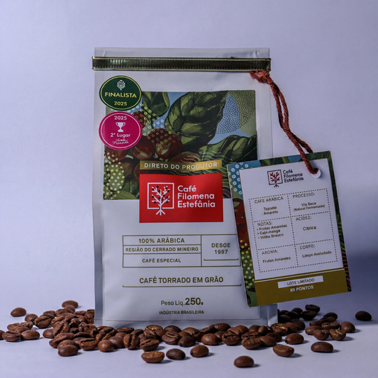 CAFÉ ESPECIAL FINALISTA TOPÁZIO AMARELO I - 89 PONTOS