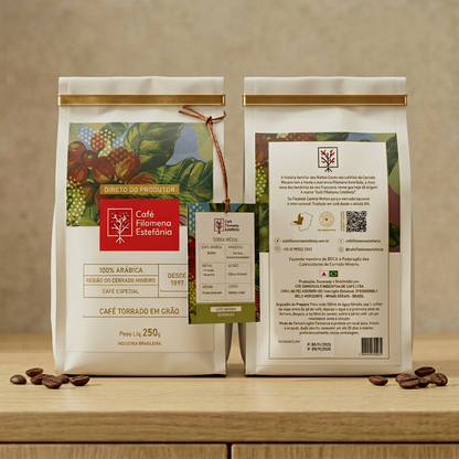 CAFÉ BLEND ESPECIAL CERRADO MINEIRO TORRADO EM GRÃOS - 85 PONTOS