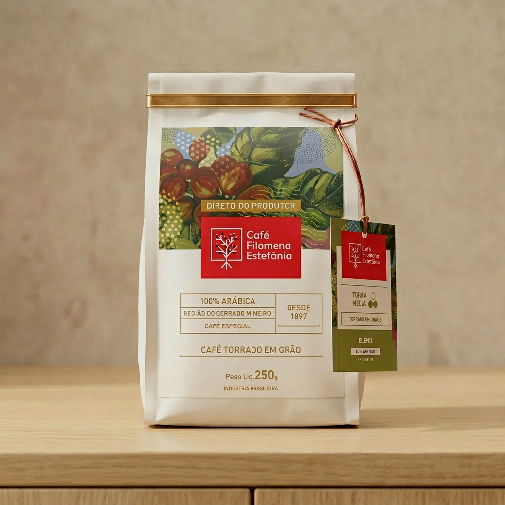 CAFÉ BLEND ESPECIAL CERRADO MINEIRO TORRADO EM GRÃOS - 85 PONTOS