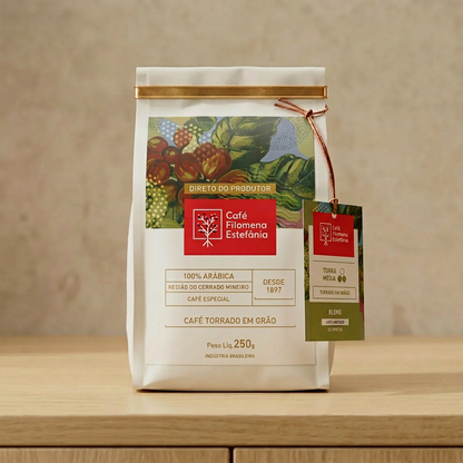 CAFÉ BLEND ESPECIAL CERRADO MINEIRO TORRADO EM GRÃOS - 85 PONTOS