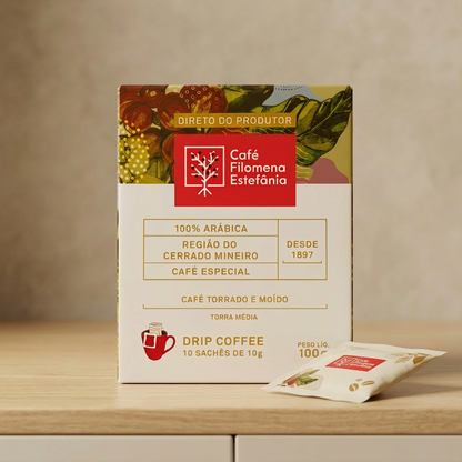 DRIP COFFEE CLÁSSICO - CAIXA COM 10 SACHÊS