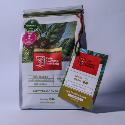 CAFÉ ESPECIAL FINALISTA TOPÁZIO AMARELO I - 89 PONTOS