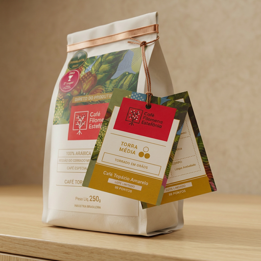 CAFÉ ESPECIAL FINALISTA TOPÁZIO AMARELO I - 89 PONTOS